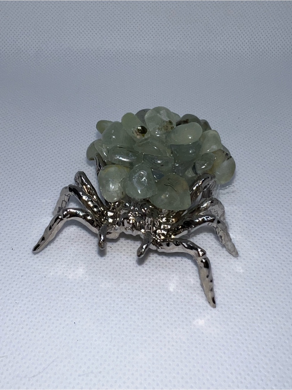 Unique Crystal Green Prehnite Spider.